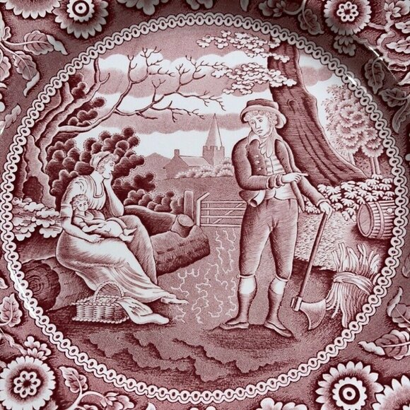 Spode Georgian Series Collection ‘WOODMAN’ Plate - Picture 2 of 9